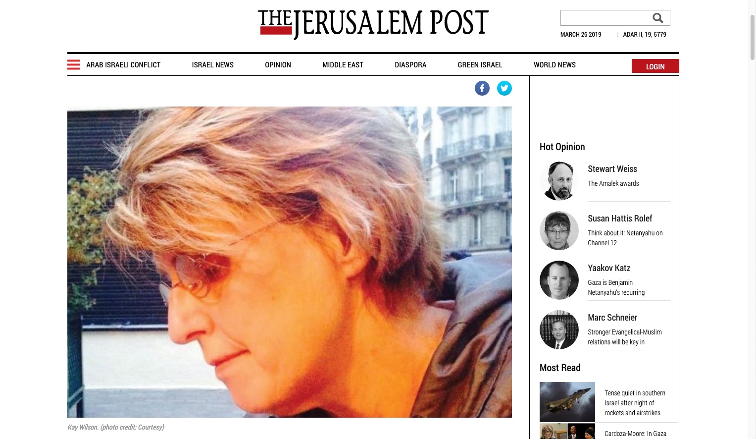 The Rage Less Traveled in the Jerusalem Post