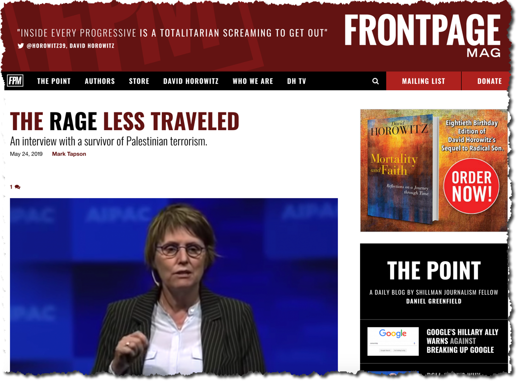 Kay Wilson Interviewed about The Rage Less Traveled in FrontPage Mag