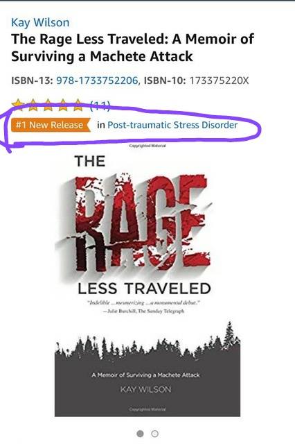 Number 1 New Release on Amazon in PTSD!